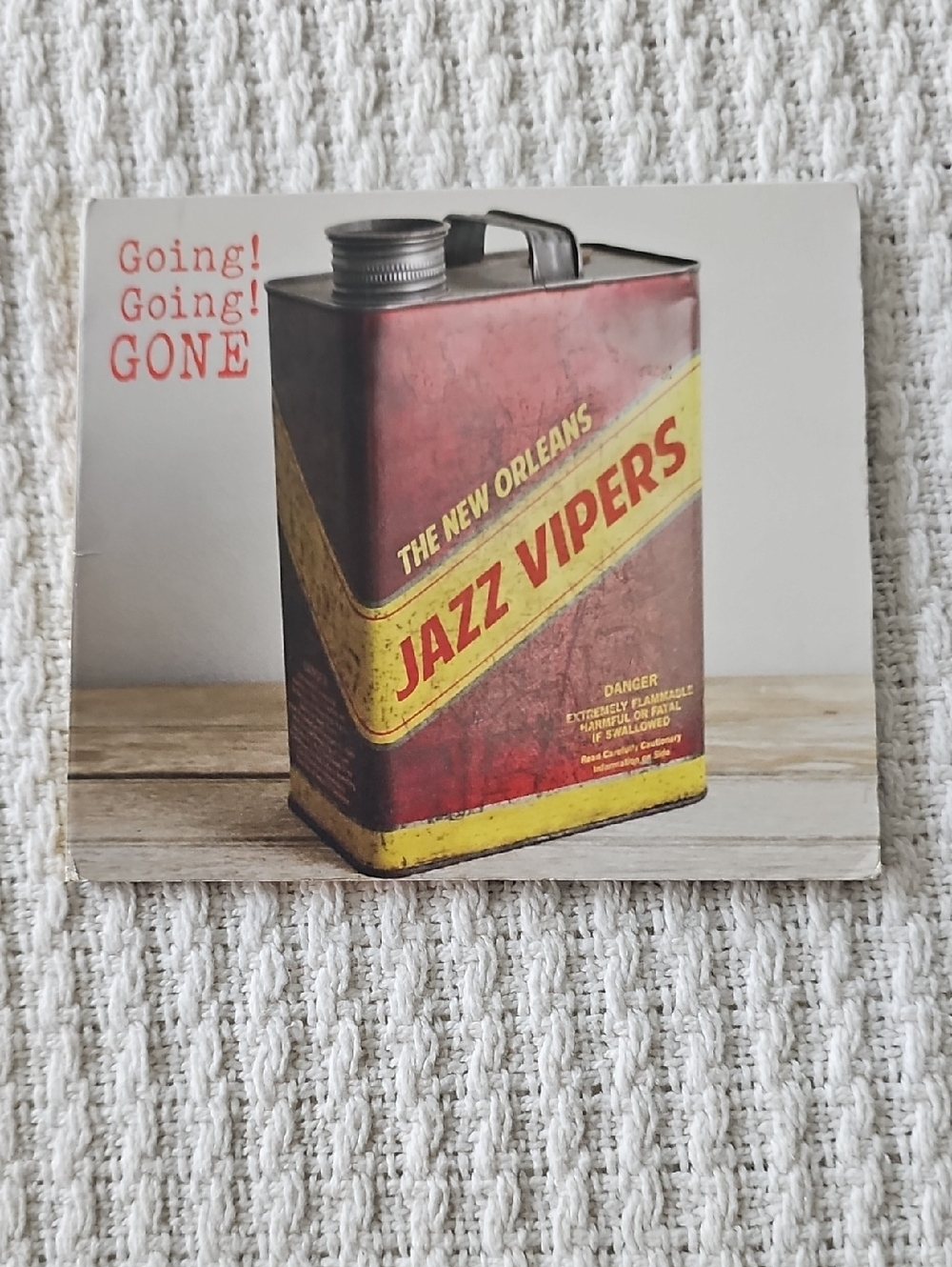 THE NEW ORLEANS JAZZ VIPERS GOING! GOING! GONE CD